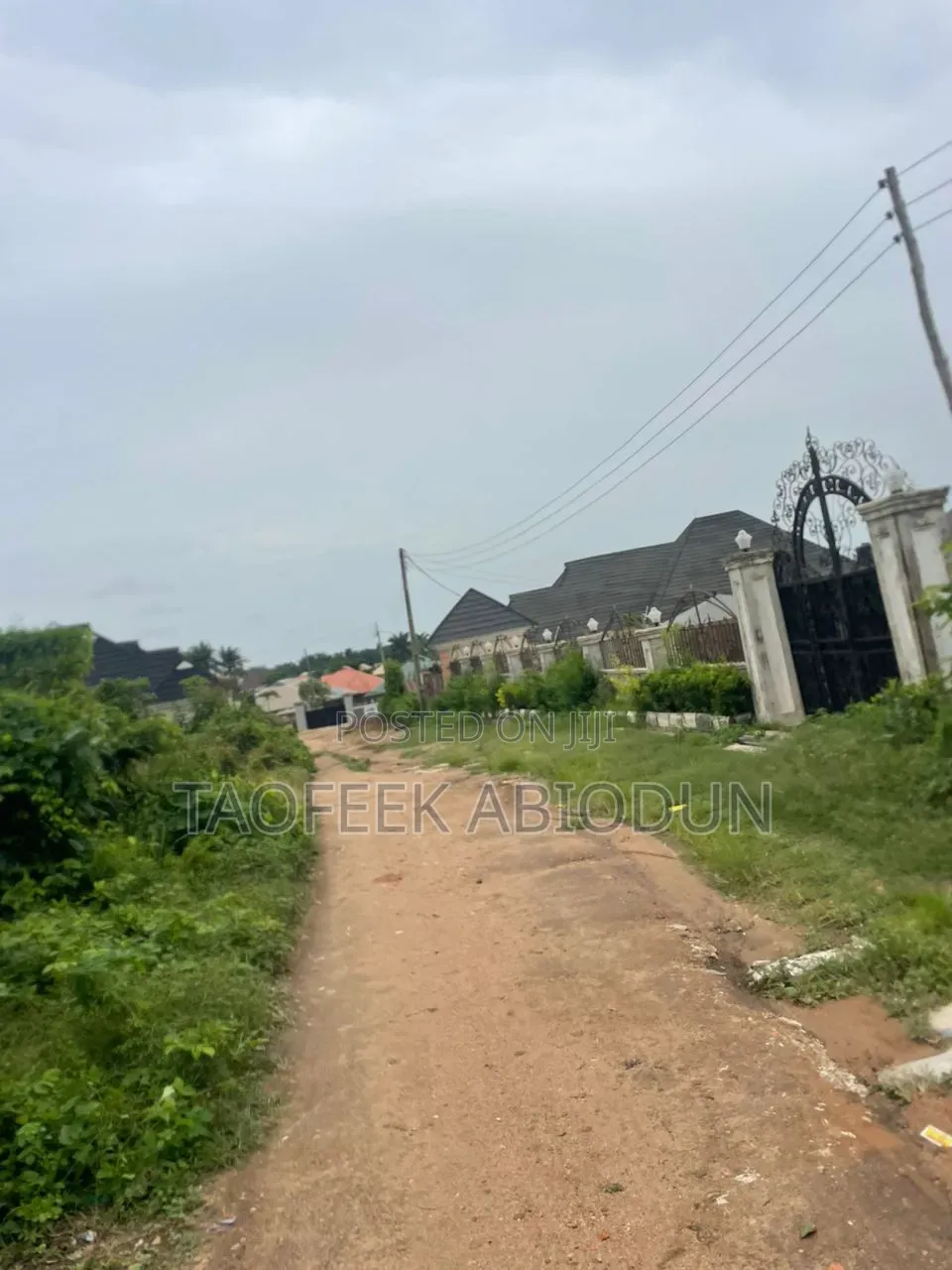 A Plot of Land at Adeleke Estate With Fence and Gate in Olorunda-Osun