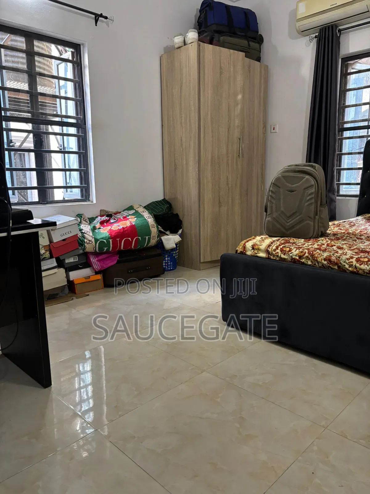 Furnished Mini Flat in Hossan Estate Ago for rent in Ago Palace