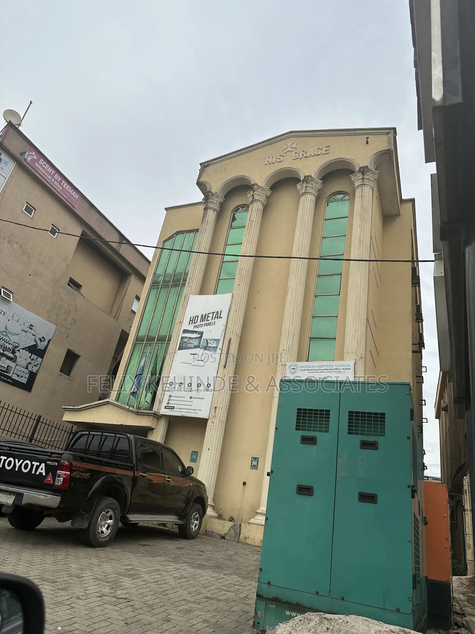 Commercial Open Plan Space on Three Floors at Mokola Road in Bodija