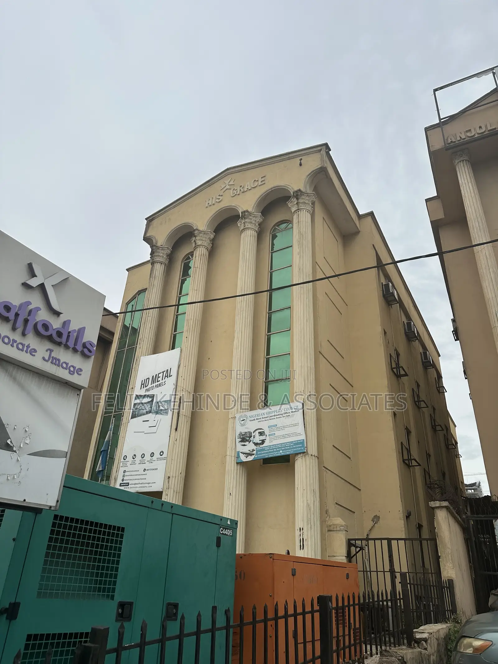 Commercial Open Plan Space on Three Floors at Mokola Road in Bodija