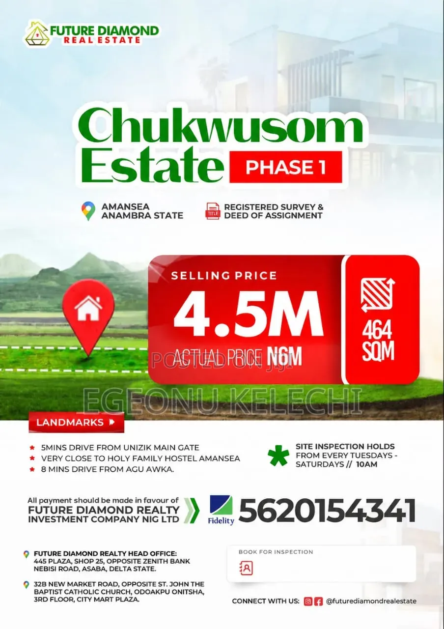 Land for Sale in Anambra East