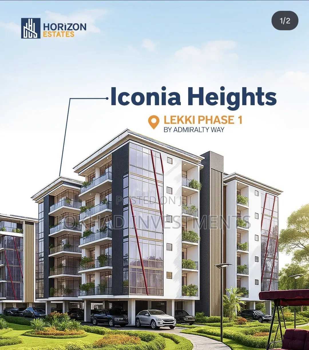 2bdrm Apartment in Iconia Heights, Lekki Phase 1 for sale in Lekki Phase 1