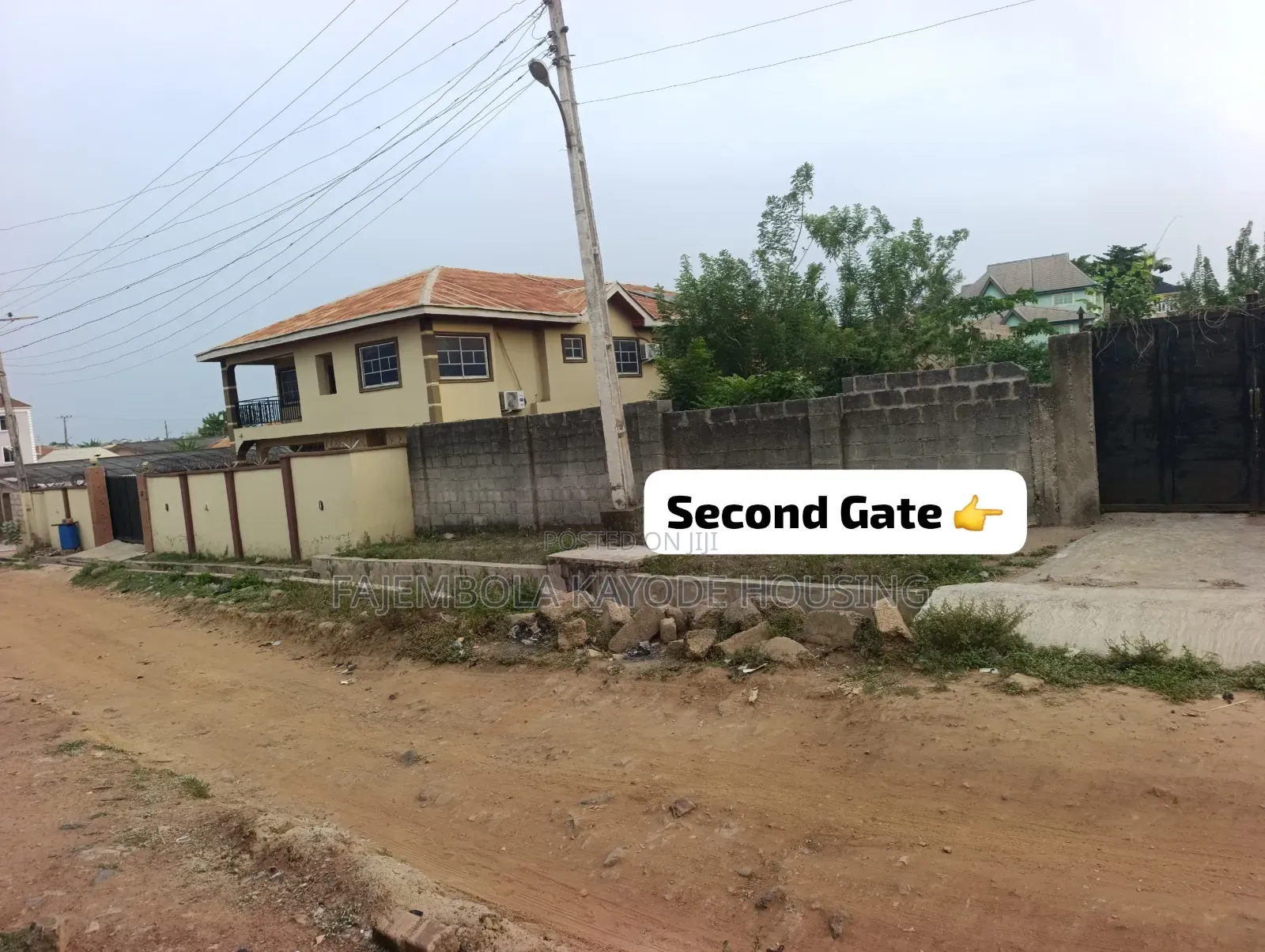 A Well Fenced and Gated Two Plots of Land in Alakia