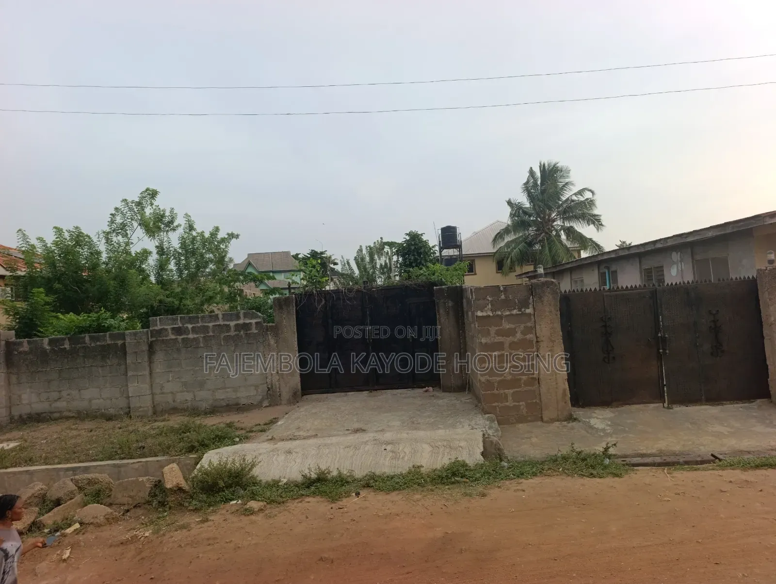 A Well Fenced and Gated Two Plots of Land in Alakia
