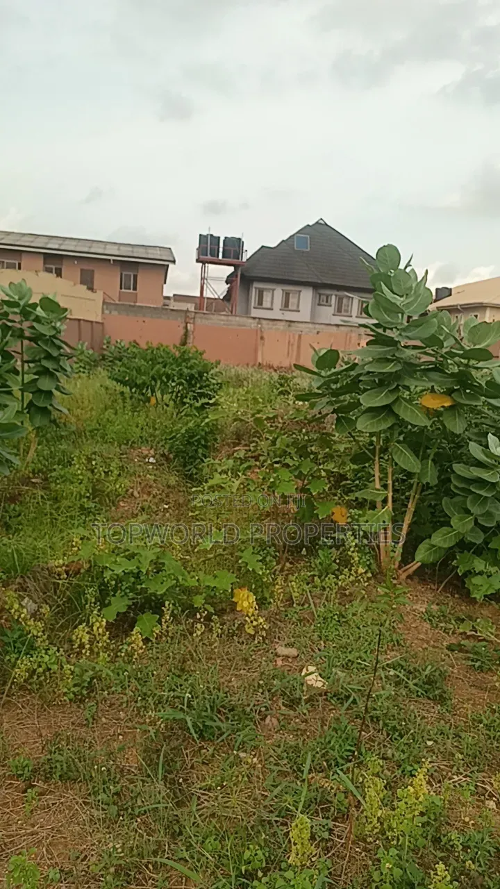5 Plots Together Along Tarred Road at New Oko Oba Ifako Ijaiye in New Oko Oba