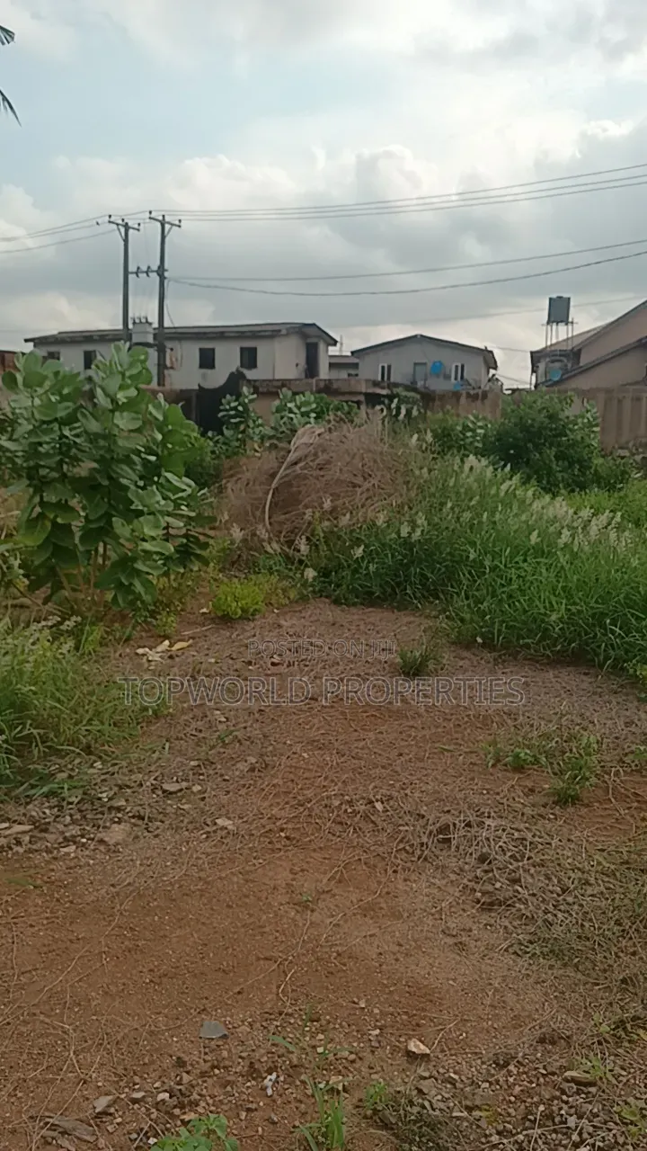 5 Plots Together Along Tarred Road at New Oko Oba Ifako Ijaiye in New Oko Oba