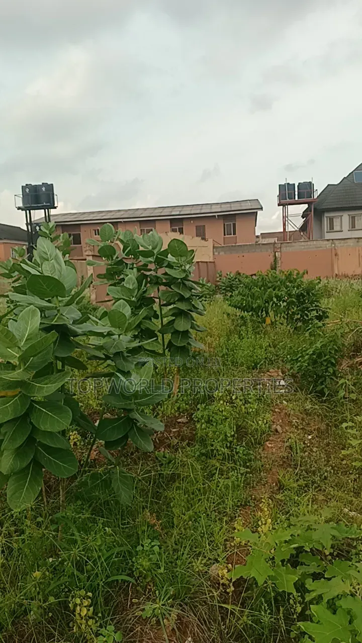 5 Plots Together Along Tarred Road at New Oko Oba Ifako Ijaiye in New Oko Oba