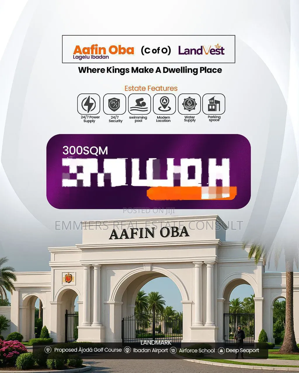 A Certified Cofo Plots Of Land In Aafin Oba Estate Lagelu in Lagelu