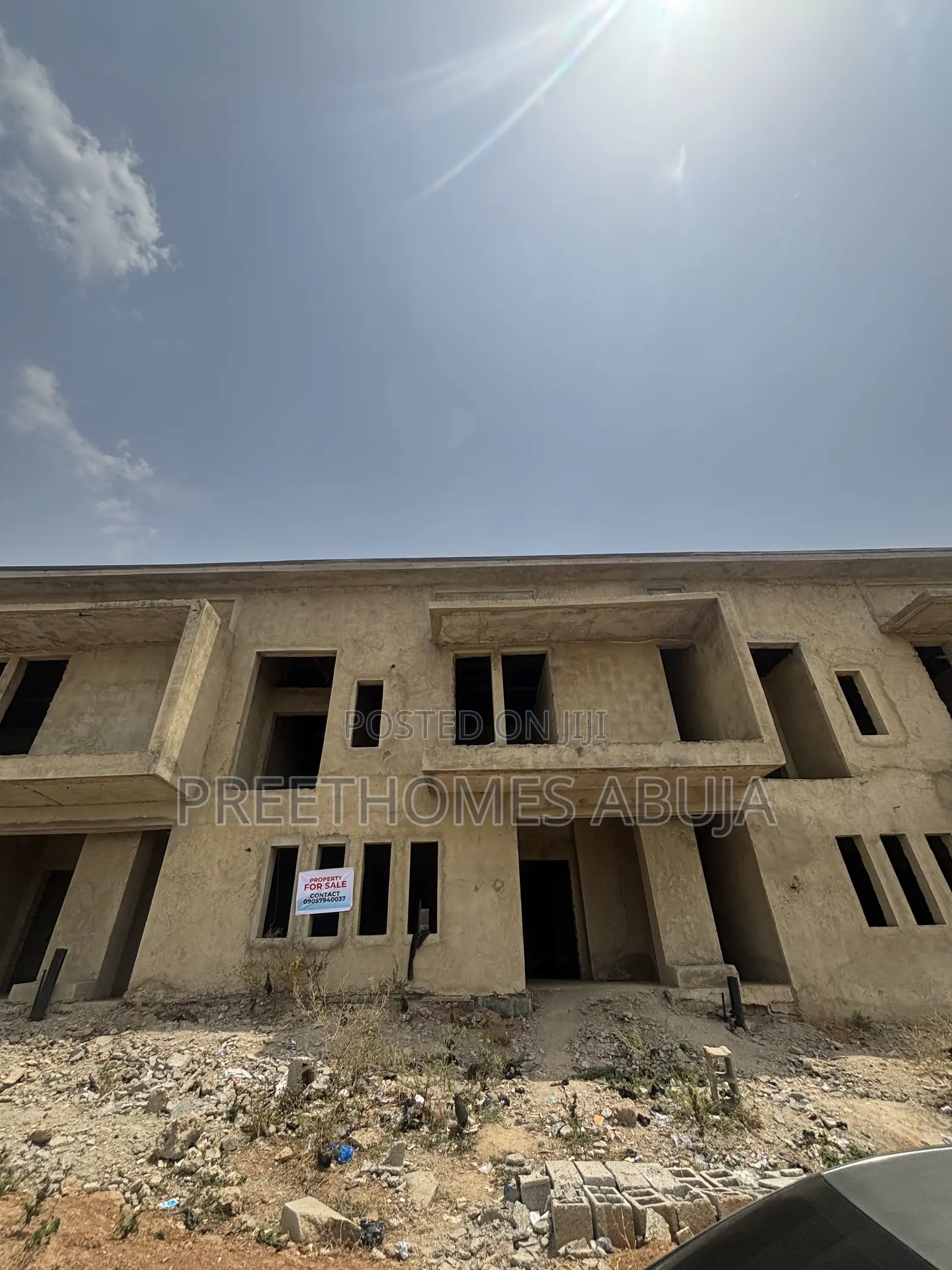 3 Bedrooms Terrace Duplex Carcass for Sale in Asokoro