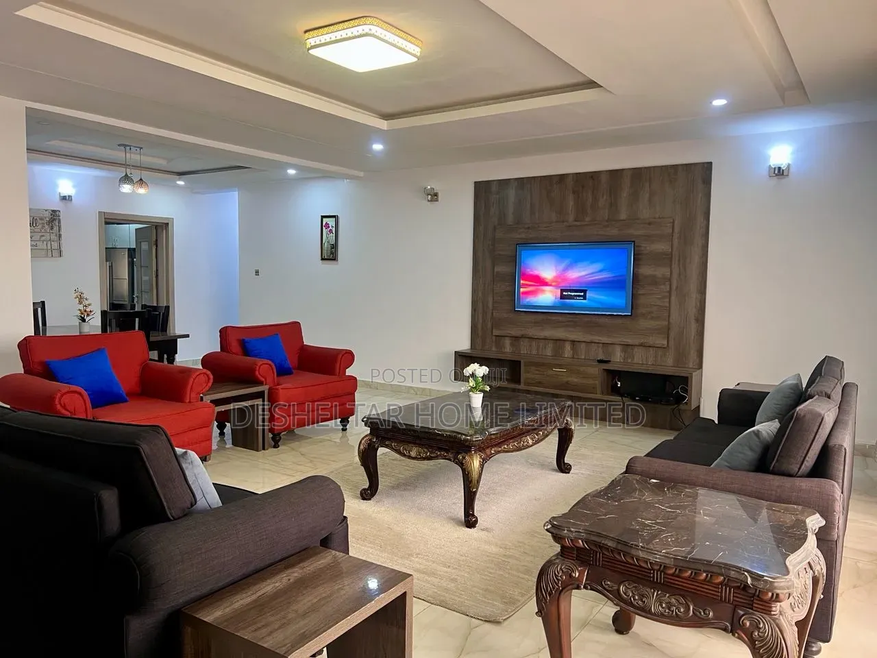 Furnished 3bdrm Apartment in Dideolu Estate, Ligali Ayorinde for rent in Ligali Ayorinde