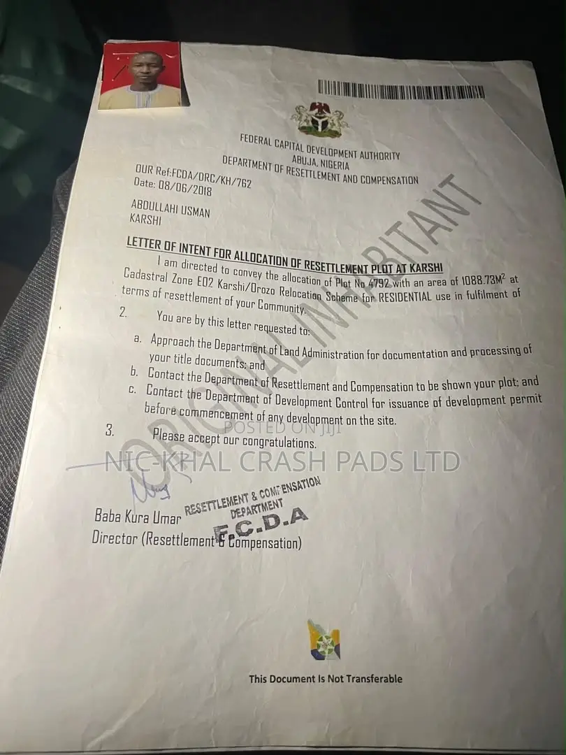 Fcda Allocation for Sale in Karshi