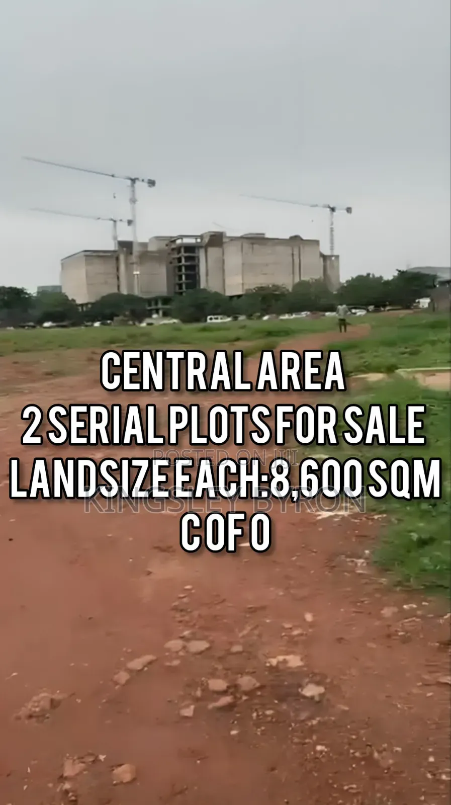Hot Central Area 2 Serial Plot 8,600sqm Each C of O in Central Business District