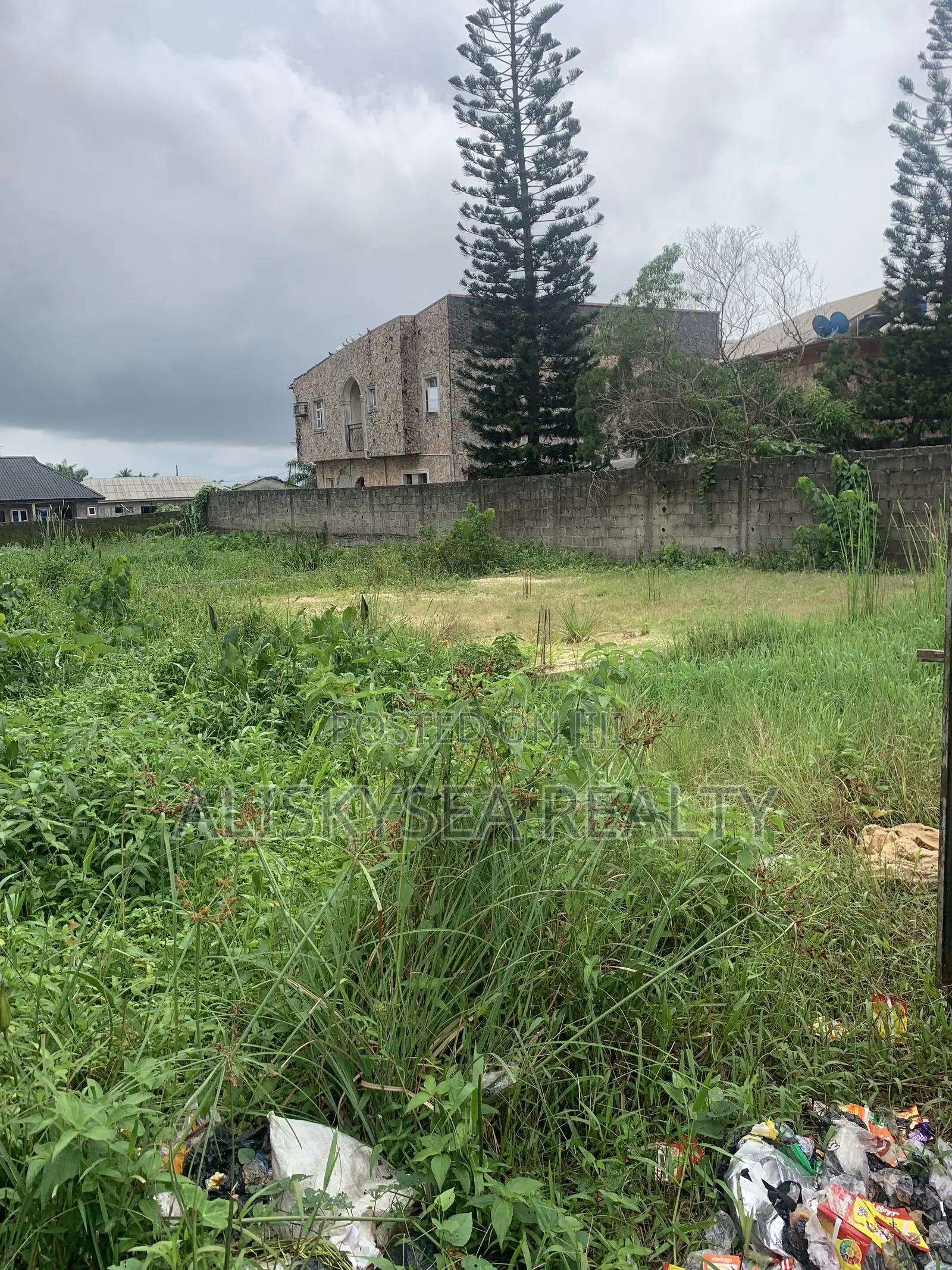 Full Plot of Land With Terrace Foundation for Sale in Awoyaya