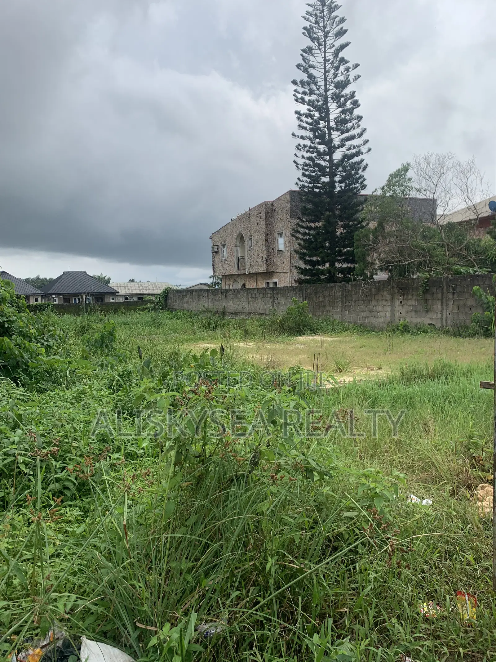 Full Plot of Land With Terrace Foundation for Sale in Awoyaya