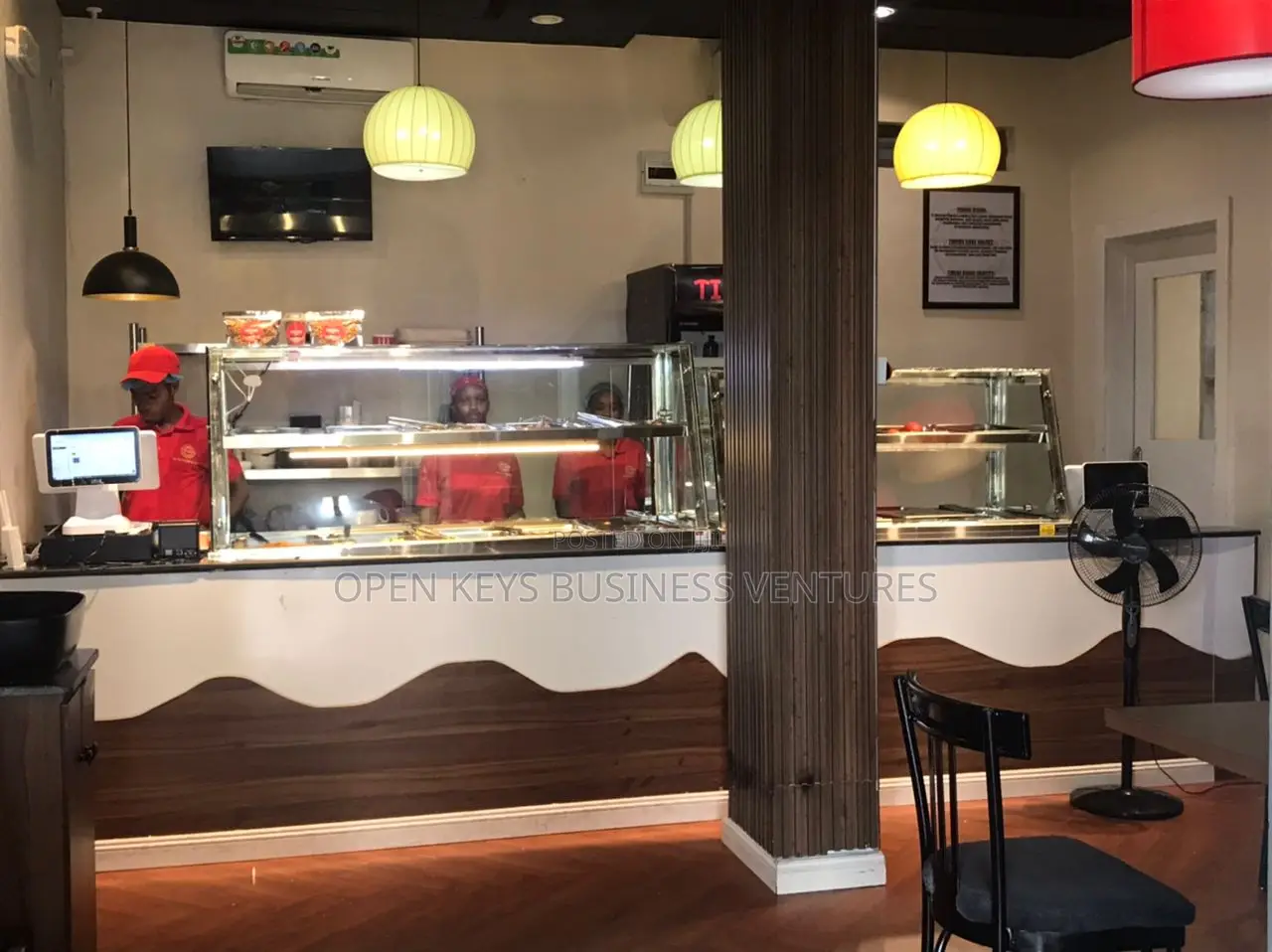 A Standard and Well Equipped Restaurant in a Mall in Ologolo