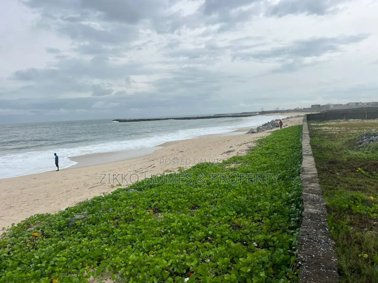 Beach Front Bulk Land for Sale at Alpha Beach,New Road Lekki in Chevron