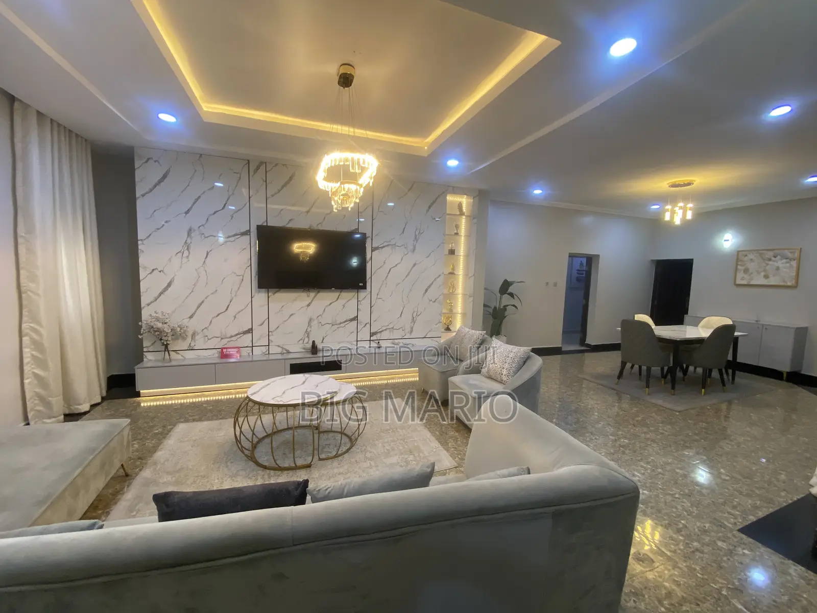 Furnished 3bdrm Apartment in Guzape for rent in Guzape District