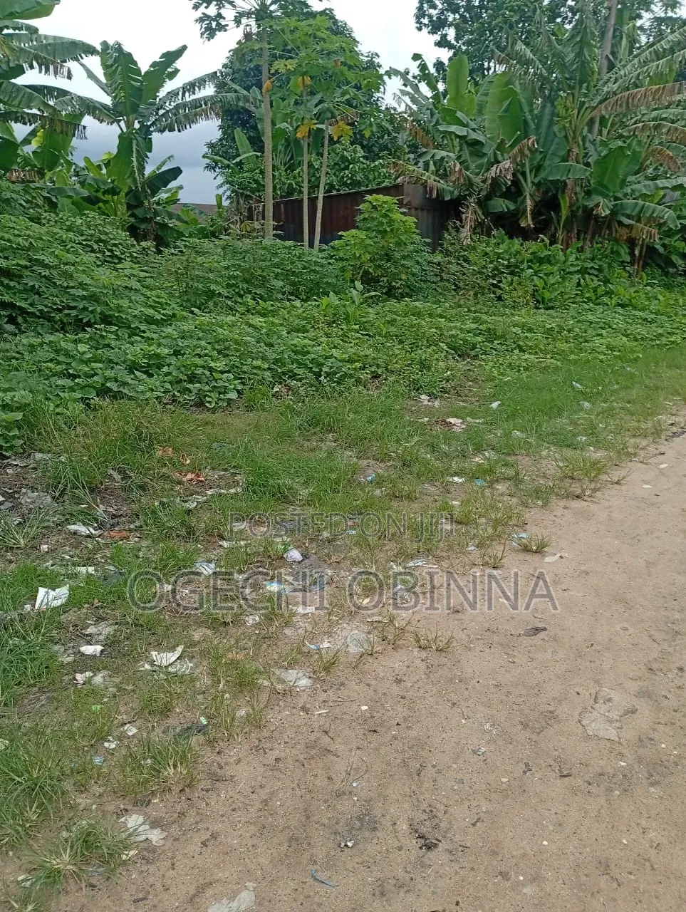 50 by 50 Half Plot( a Pole Off the Major Road)For Sale at Igboh Etche in Port-Harcourt