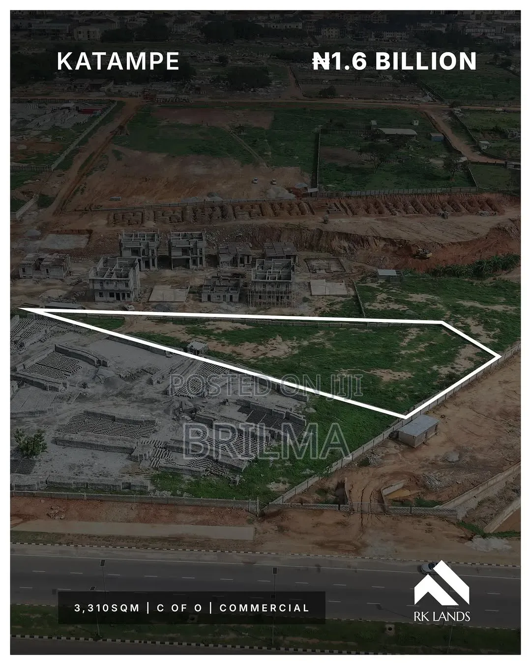 3,310 SQM of Land in Katampe for Sale in Katampe (Main)