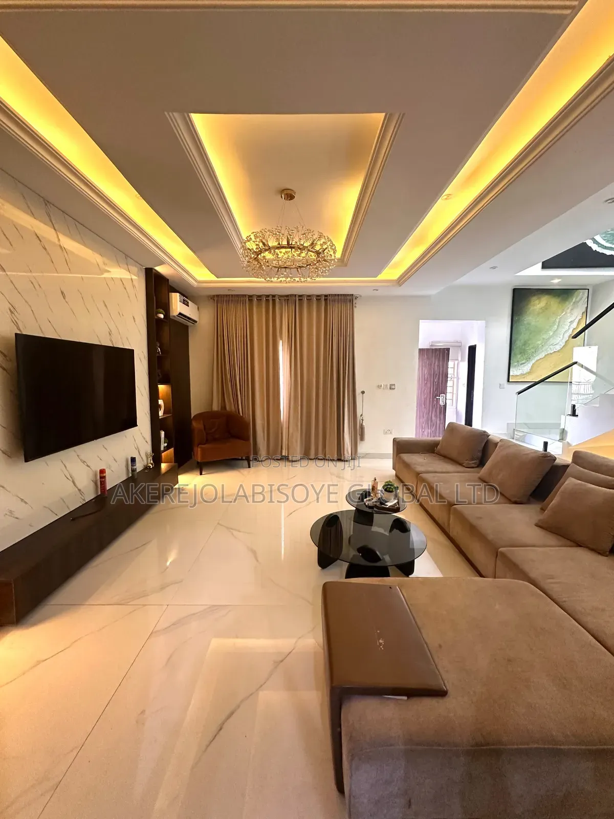 Furnished 3bdrm Duplex in In An Estate, Life Camp for rent in Life Camp