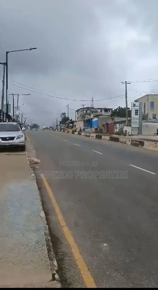 Commercial Half Plot Of Land Along Ekoro Road In Abule Egba in Abule Egba