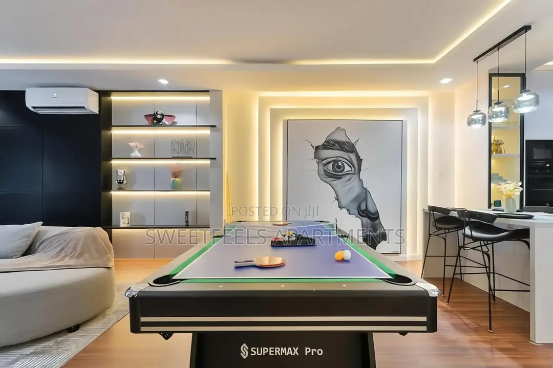 Brand New Very Spacious 2bedroom With Snooker Board and Ps5 in Ikate