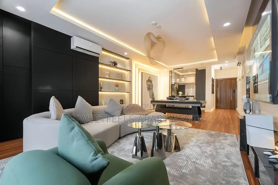Brand New Very Spacious 2bedroom With Snooker Board and Ps5 in Ikate