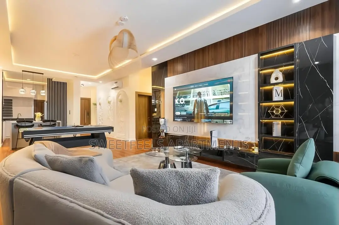 Brand New Very Spacious 2bedroom With Snooker Board and Ps5 in Ikate