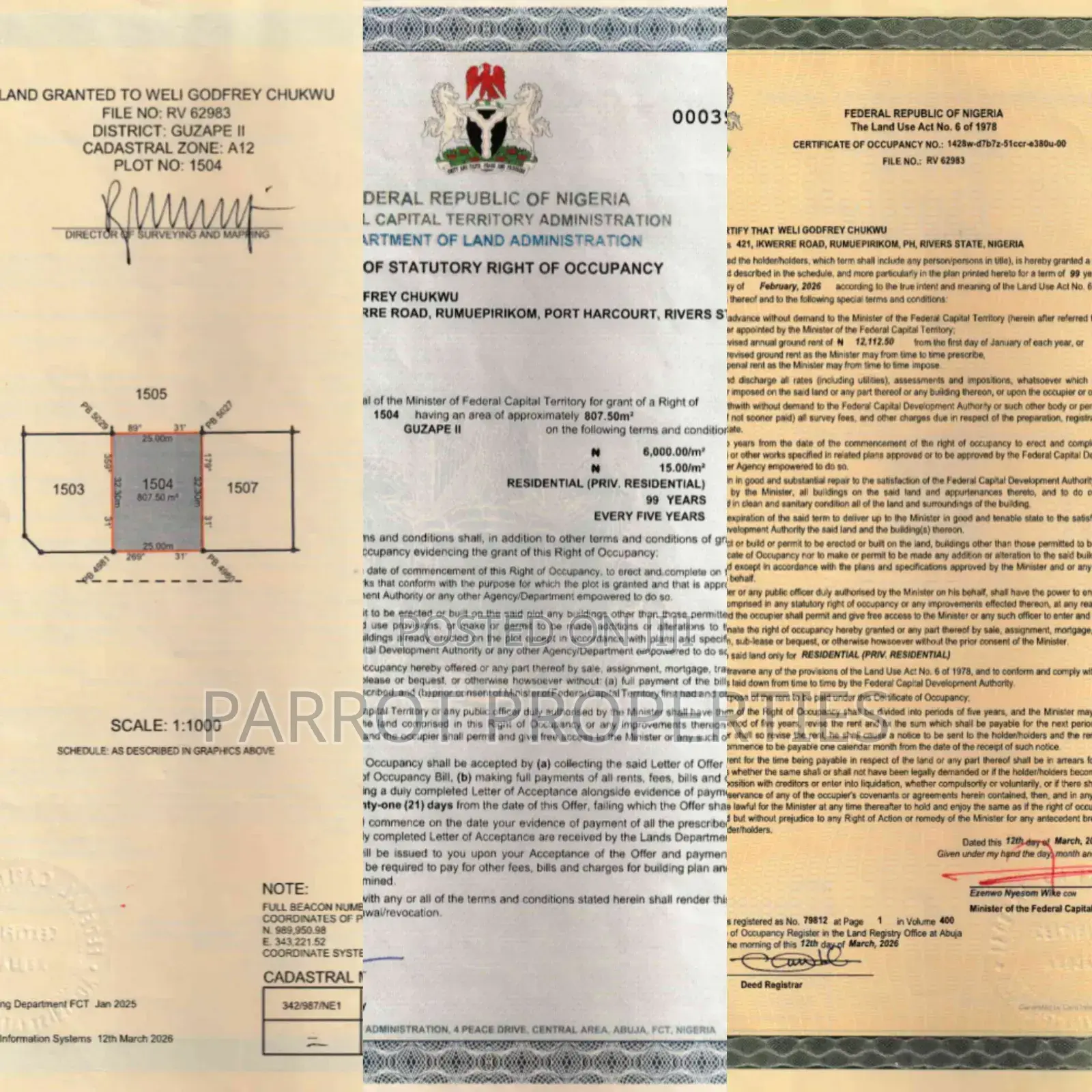 Guzape 2 Land for Sale in Guzape District