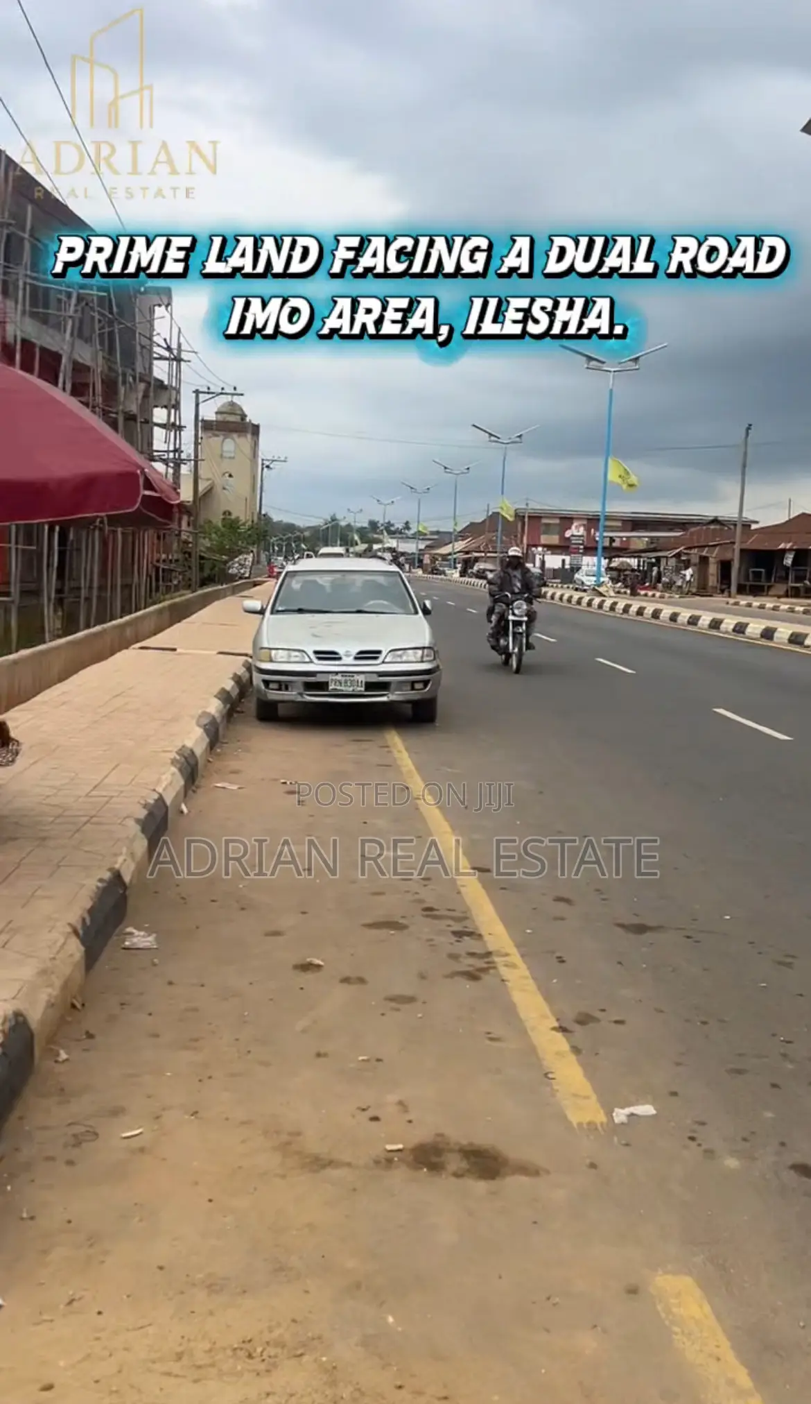 Prime Land Facing A Dual Road • Imo Area, Ilesha. in Ilesa