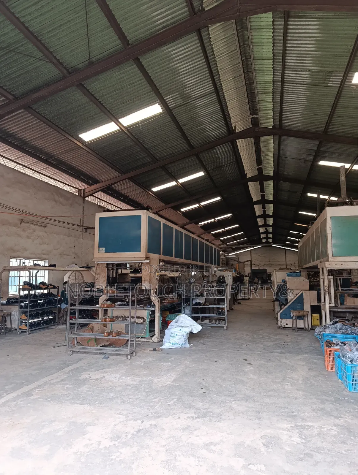 An Industrial Factory/Warehouses Built on 5plots of Land With Cofo in Iseri Olofin