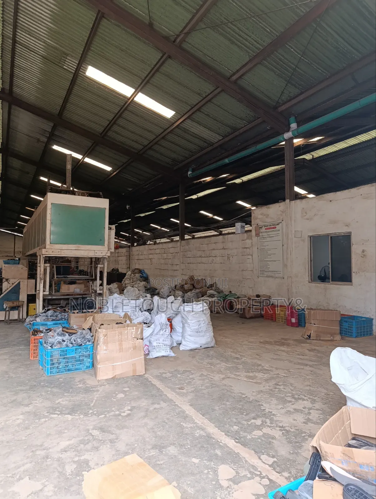 An Industrial Factory/Warehouses Built on 5plots of Land With Cofo in Iseri Olofin