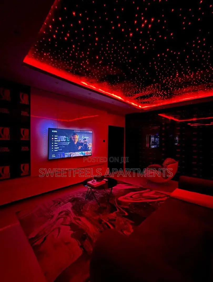 Deluxe 2 Bedroom Apartment With a Private Cinema, and a Bath Lounge in Chevron