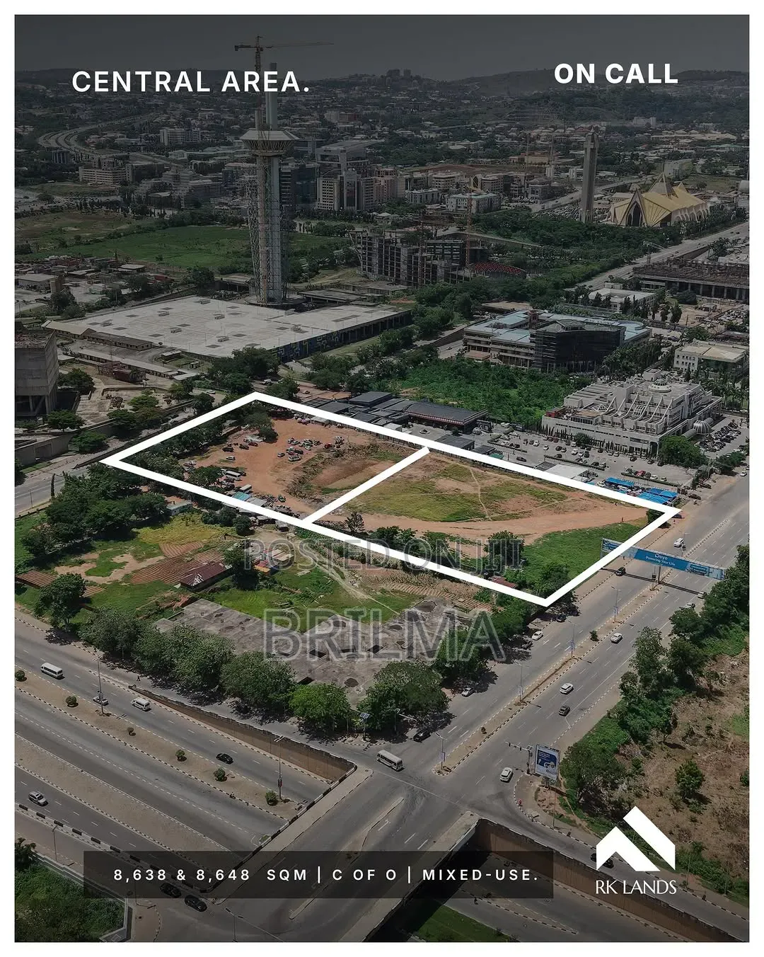8,648 SQM 8,638 Land in Central Area for Sale in Maitama