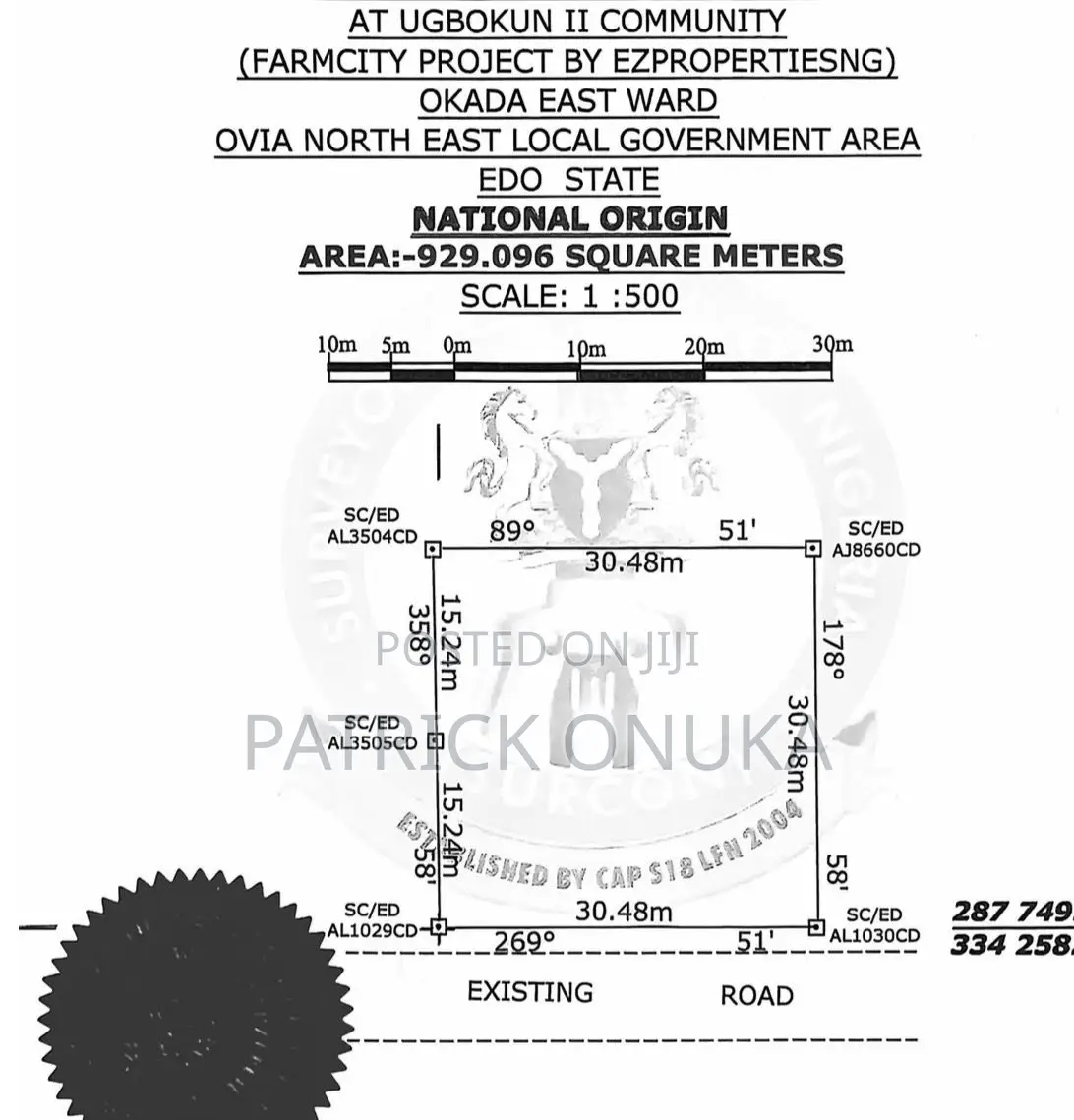 Vacant Plot for Sale in Benin City