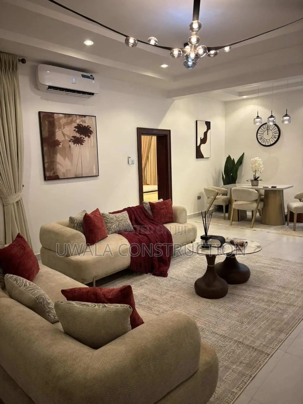 Premium Lodging: Exquisite 2-Bedroom Serviced Short-Let in Guzape in Guzape District