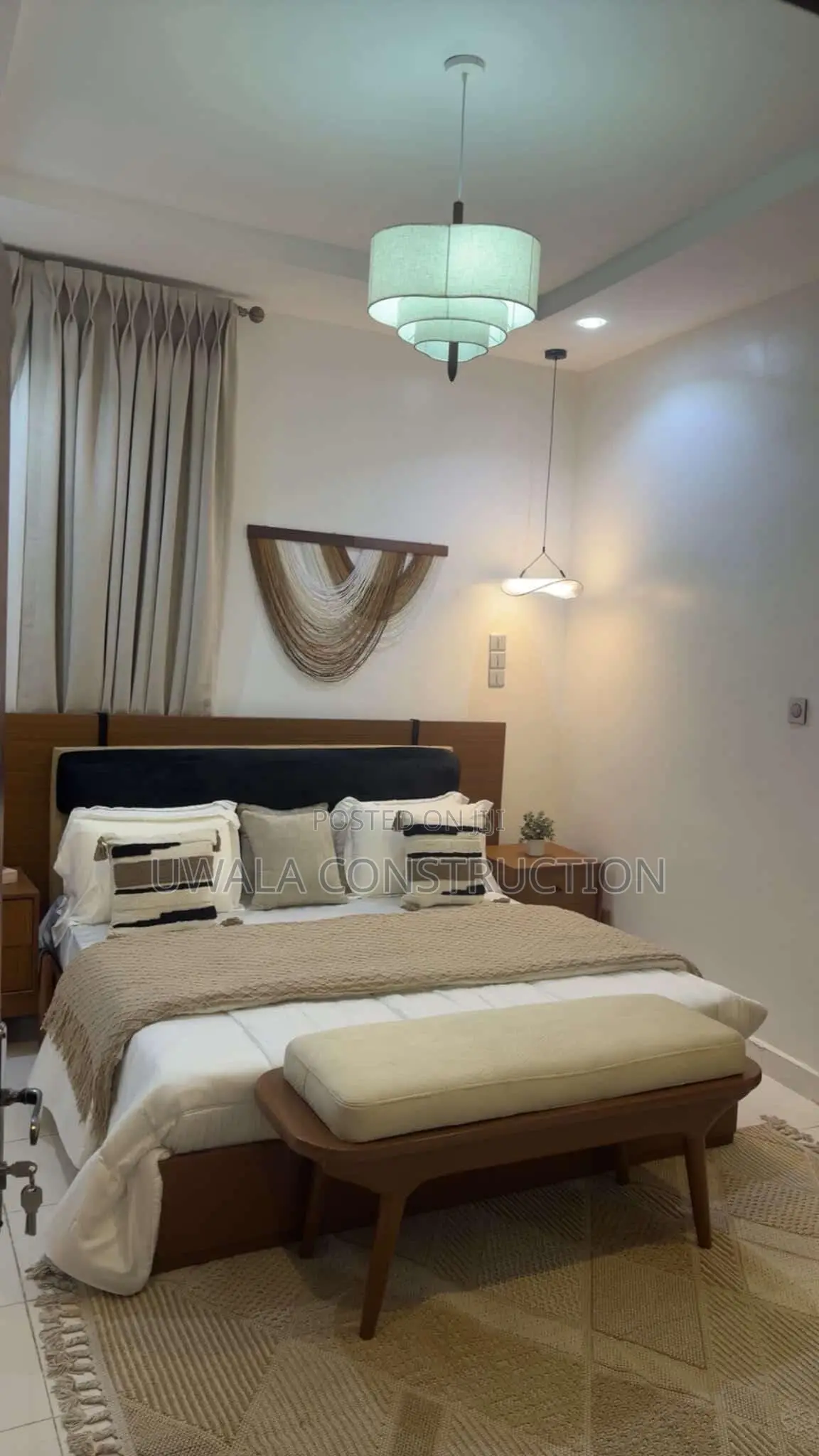 Premium Lodging: Exquisite 2-Bedroom Serviced Short-Let in Guzape in Guzape District