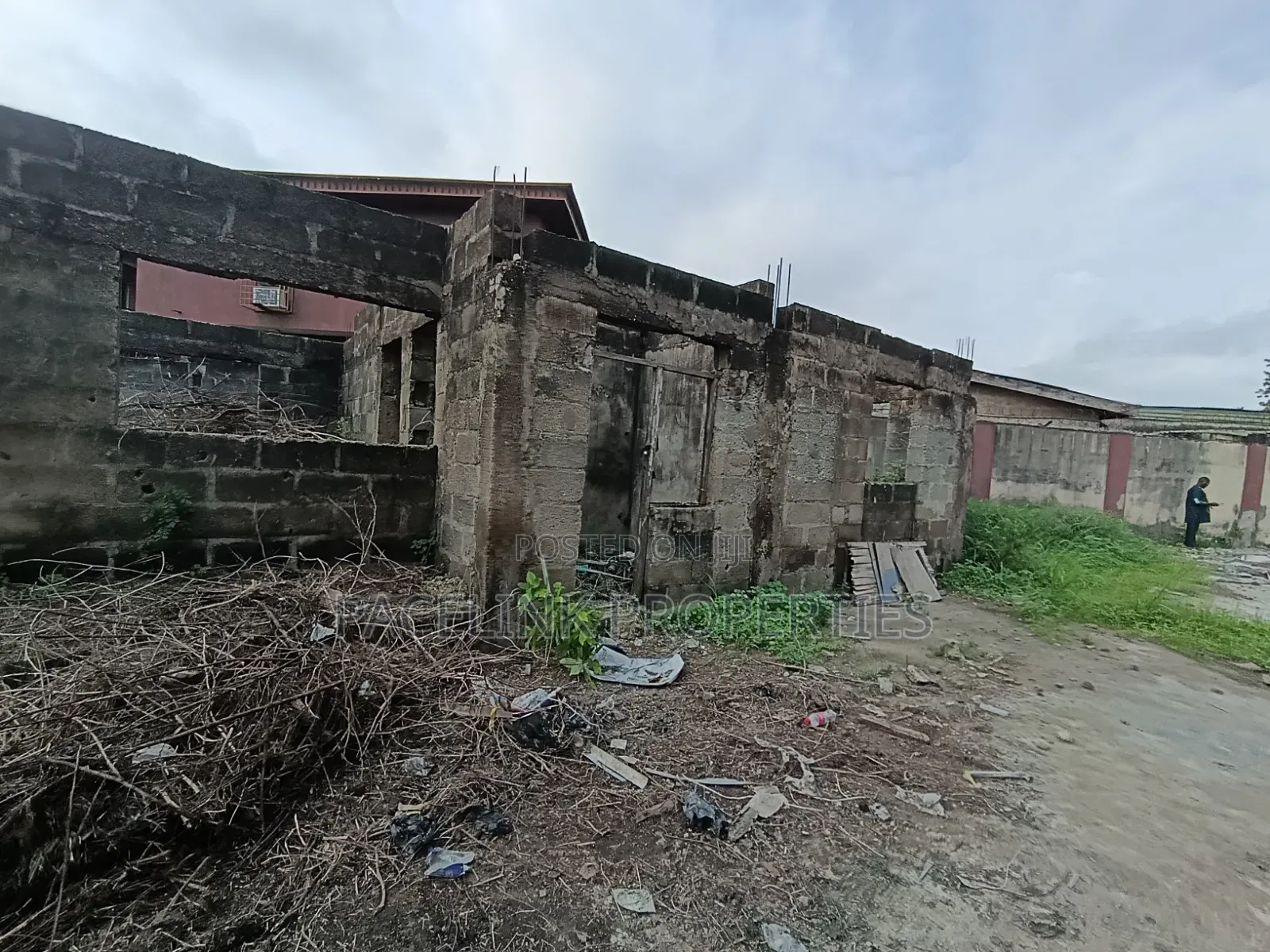 Full Plot of Land in a Close Good for Residential or Commercial in Akowonjo