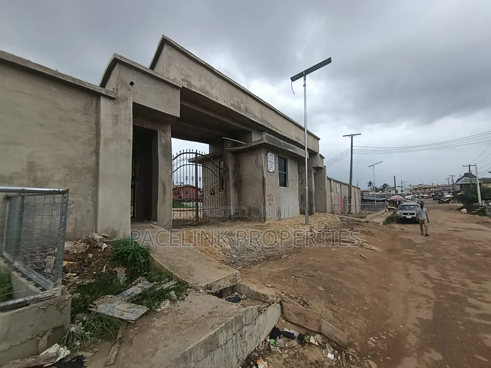 Investments Land in a Gated Estate With Security Personnel Good Road in Shasha