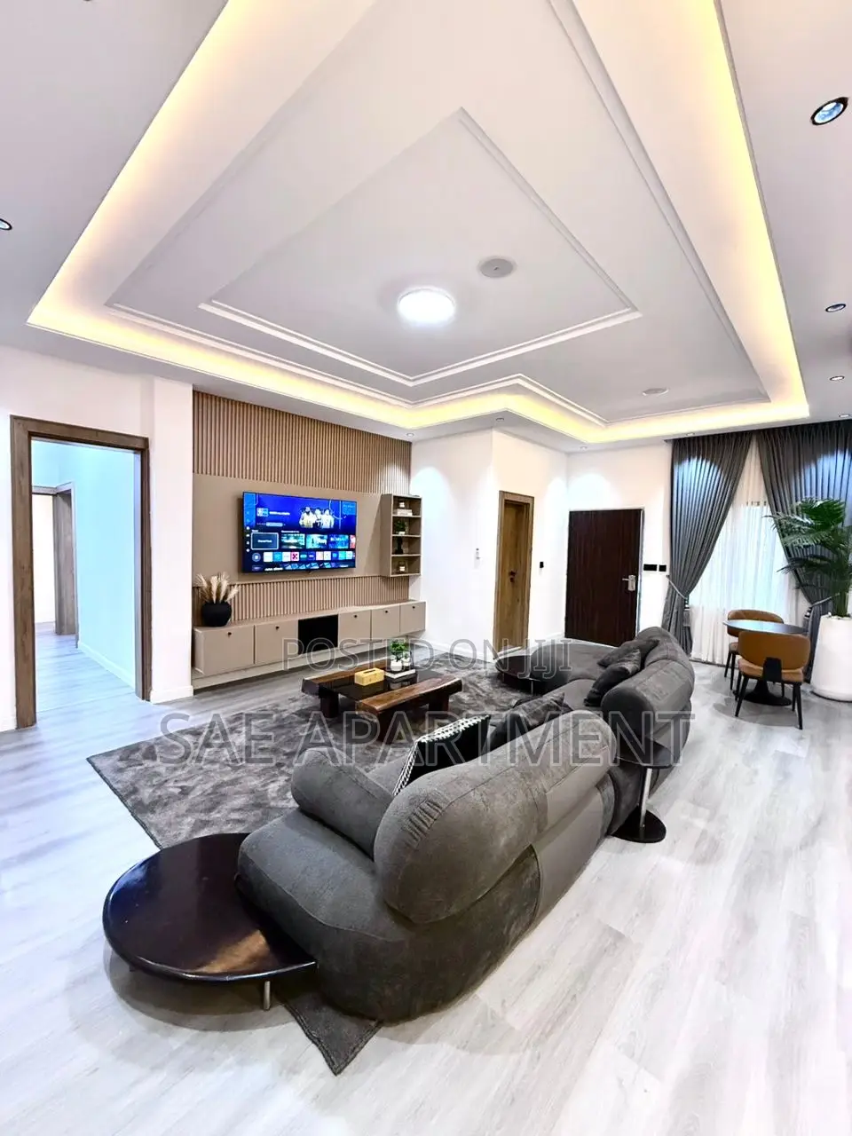 Grey Two Bedroom Apartment, Jahi Abuja in Jahi