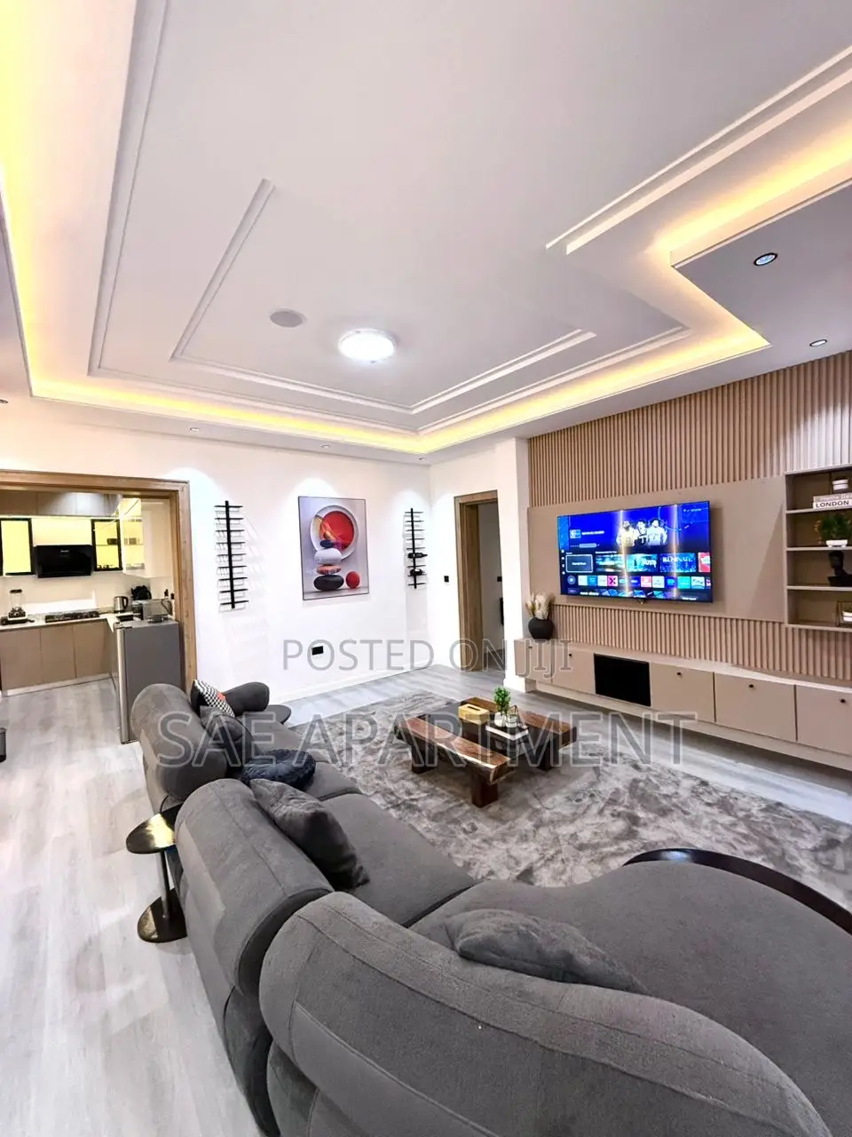 Grey Two Bedroom Apartment, Jahi Abuja in Jahi