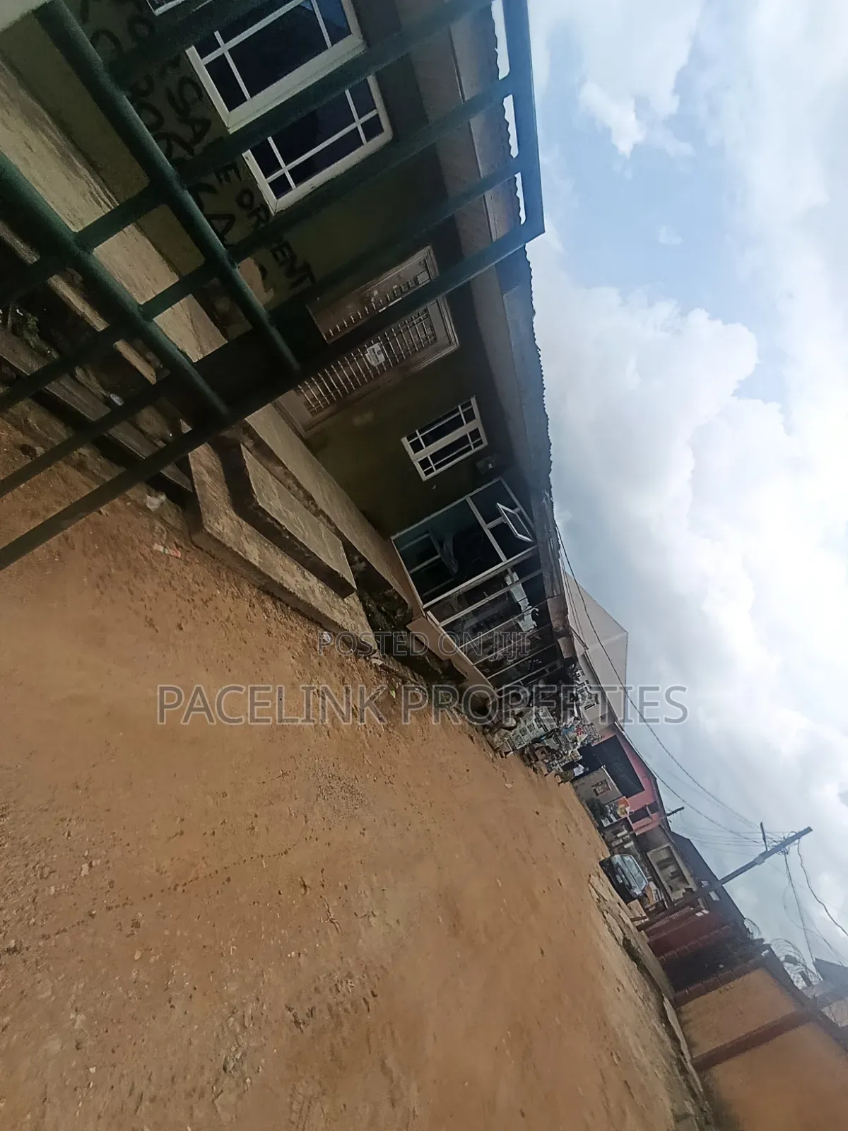 Half Plot of Land Corner Pieces on a Tarred Road in Baruwa