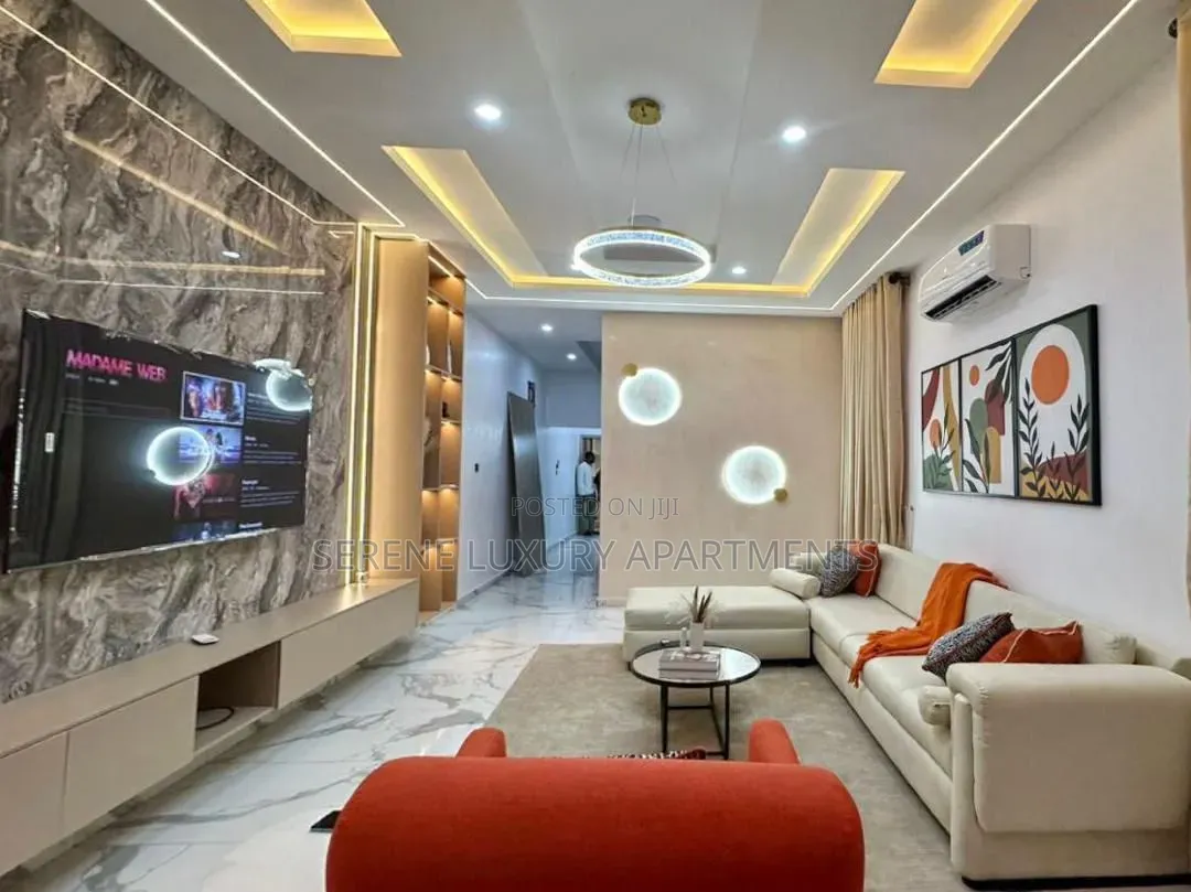 Luxurious 3bedroom Apartment With Ps5 and Private Lounge in Lekki Phase 1