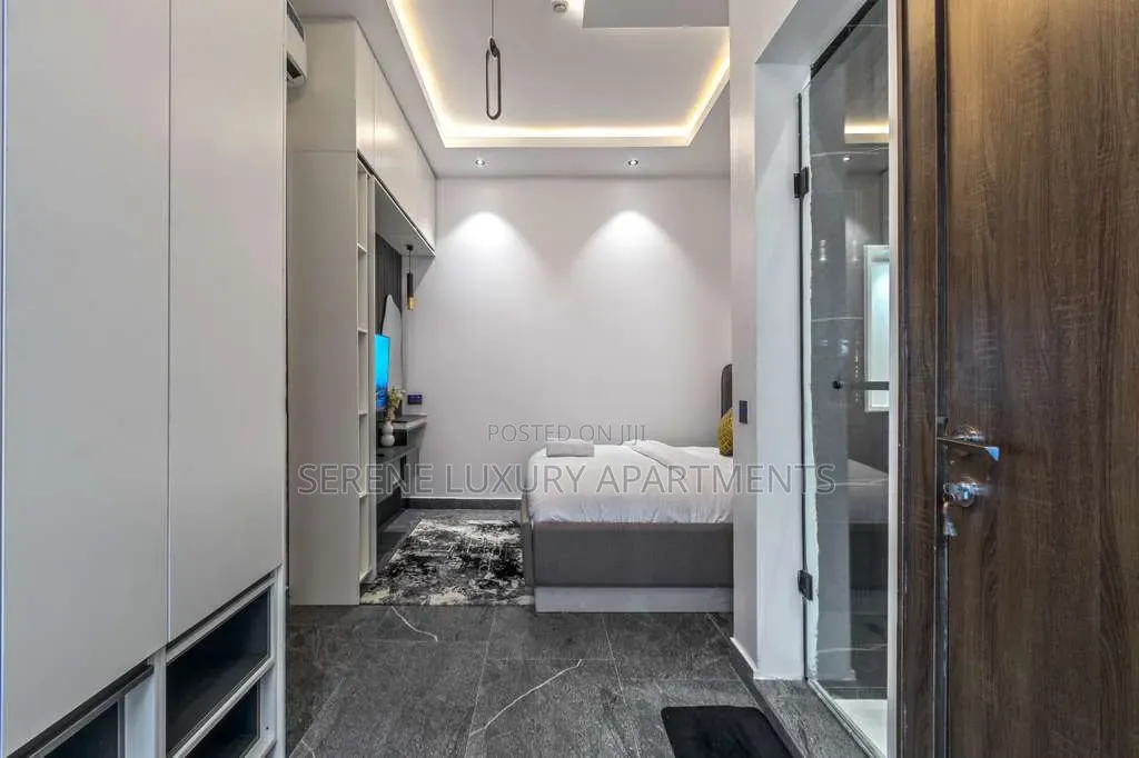 Luxury One Bedroom Apartment With Inbuilt Speaker and Balcony in Lekki Phase 1