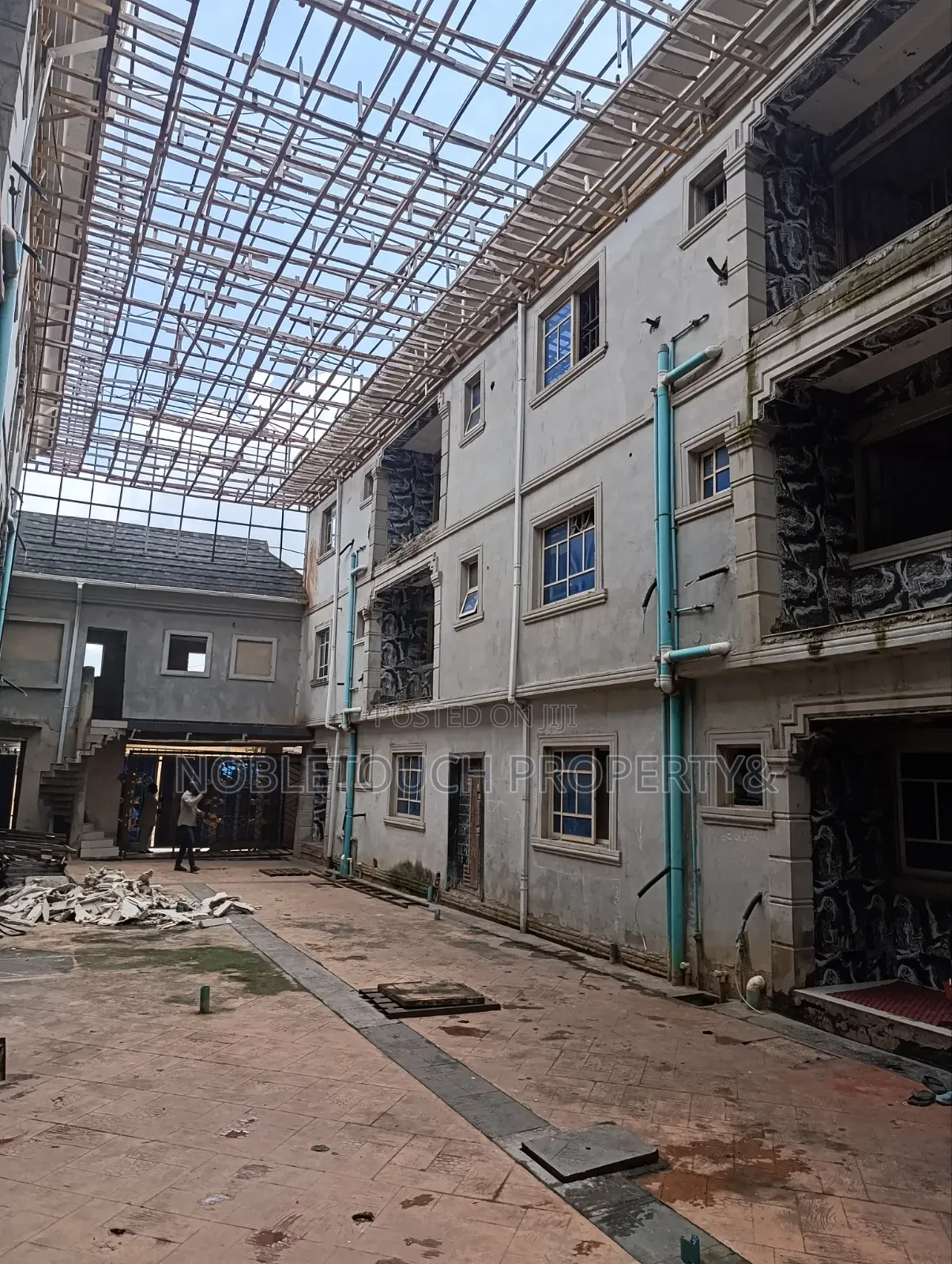18 Apartments on Tarred Street/Road at Isheri Olofin Lagos in Iseri Olofin