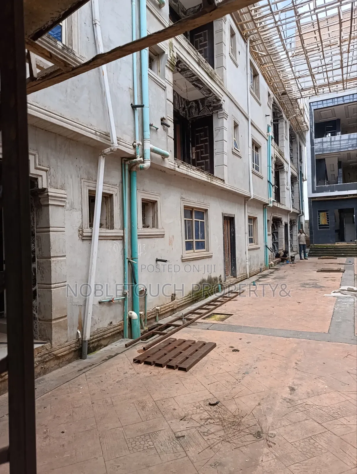 18 Apartments on Tarred Street/Road at Isheri Olofin Lagos in Iseri Olofin