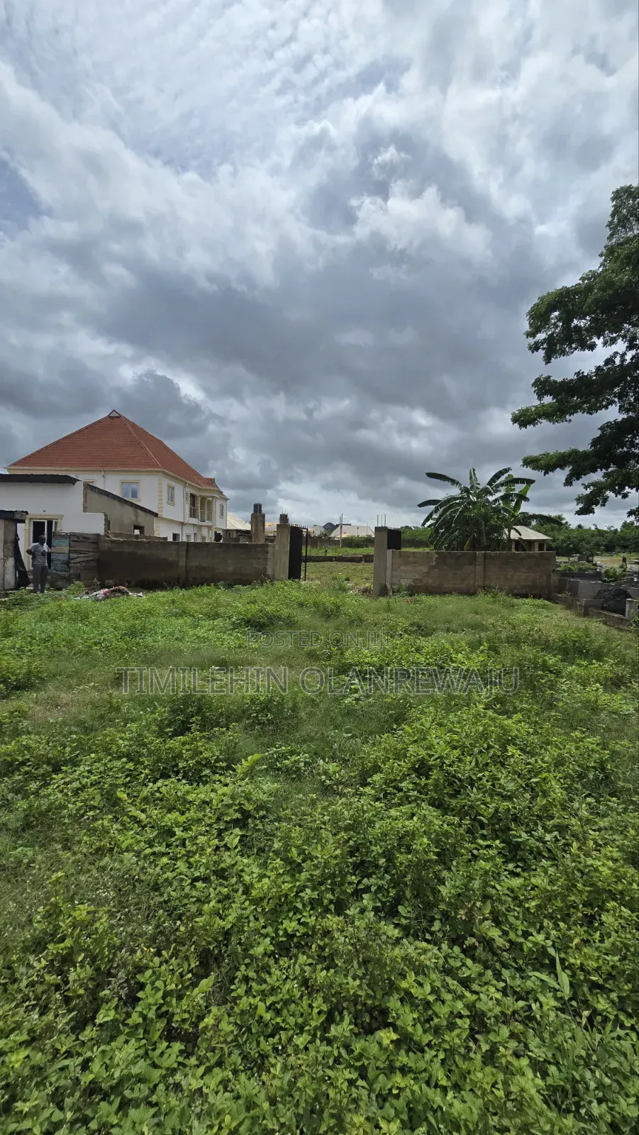A Full Standard Plot of Land Facing the Main Road at Moniya Ibadan in Moniya