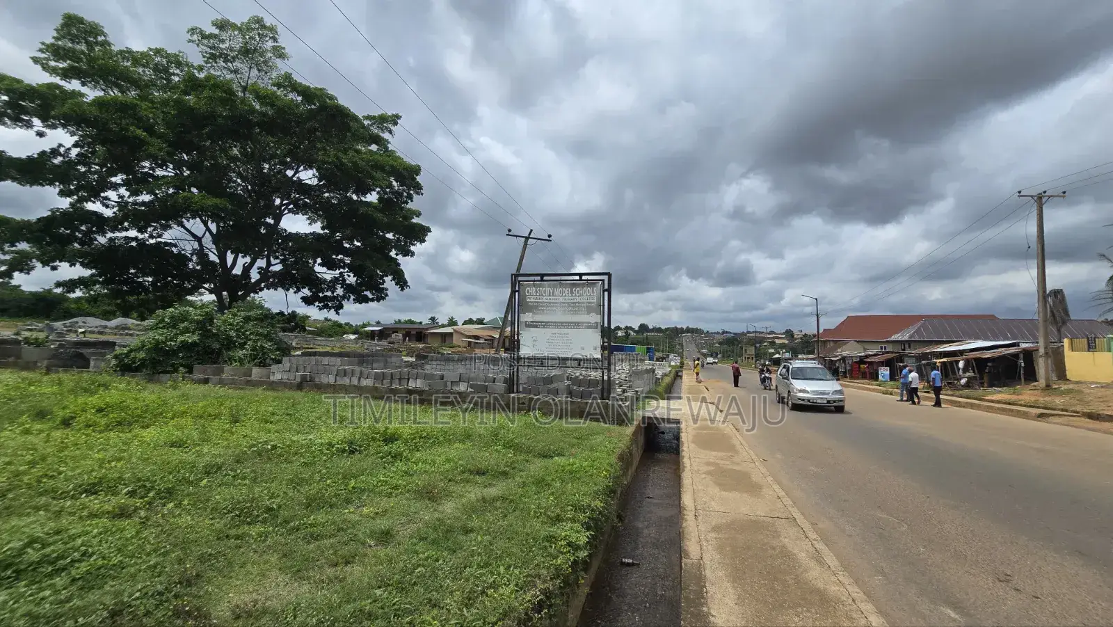 A Full Standard Plot of Land Facing the Main Road at Moniya Ibadan in Moniya