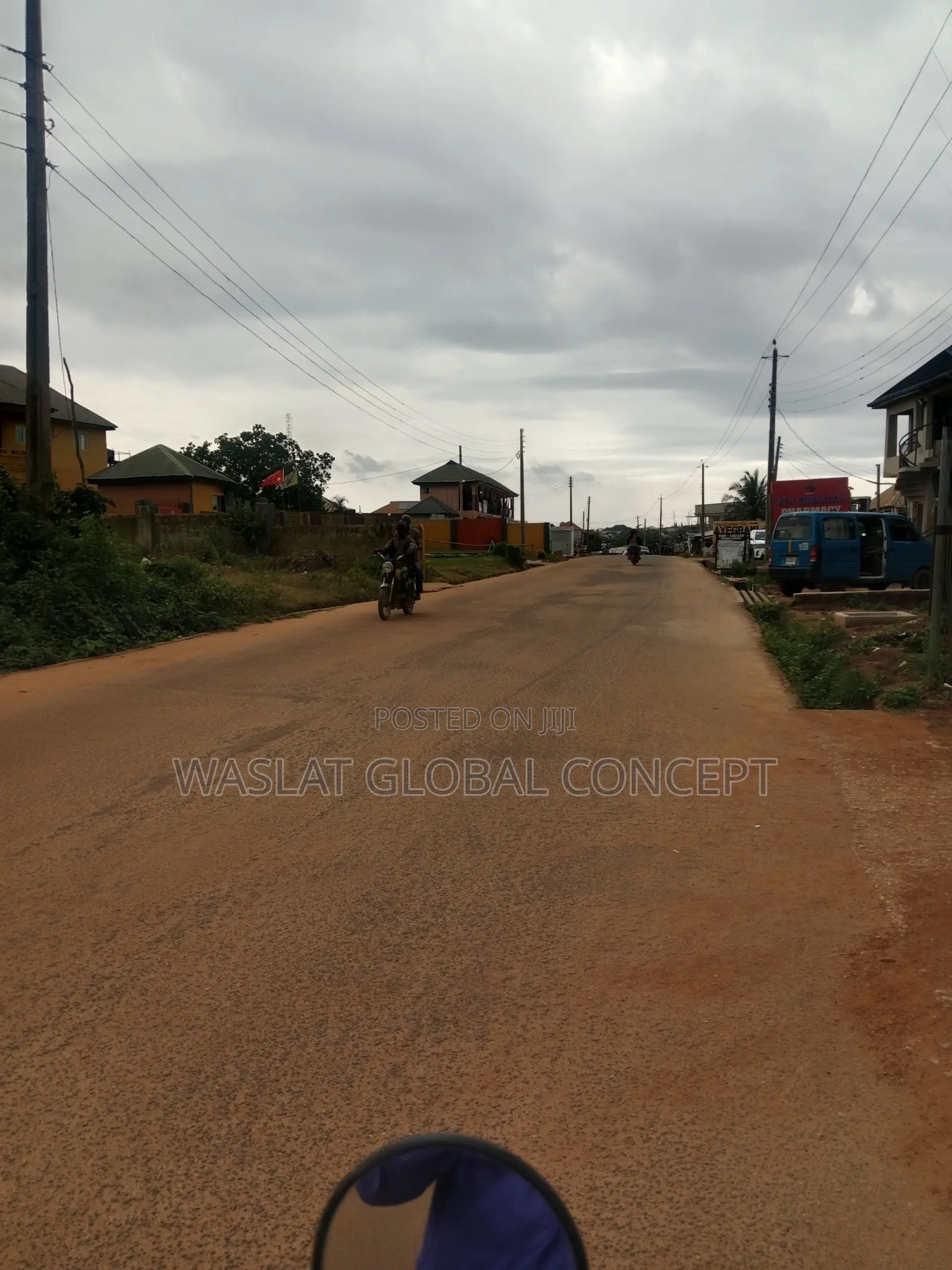 2 Plots of Land Facing Main Road at Ayekale Area Osogbo in Osogbo