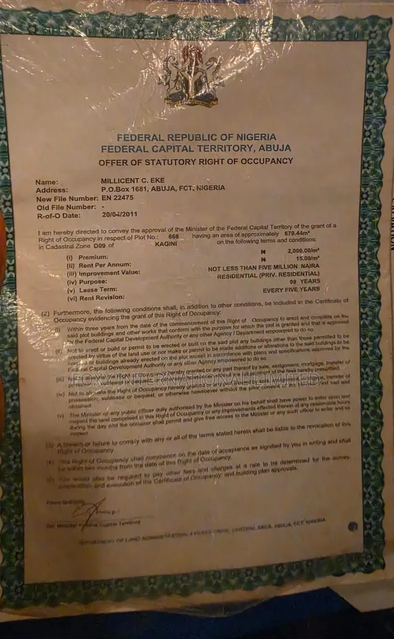 679 SQM Land at Kagini in Kagini